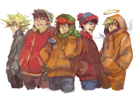 south park fanart|south park realistic drawing.